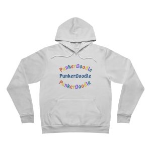 PunkerDoodle® Sponge Fleece Hoodie – Triple PunkerDoodle® Design