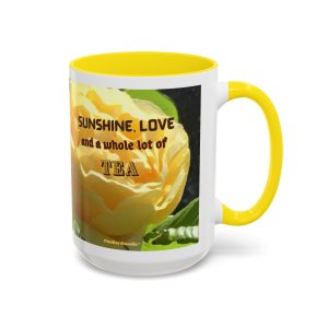 Sunshine Love Yellow Roses Mug