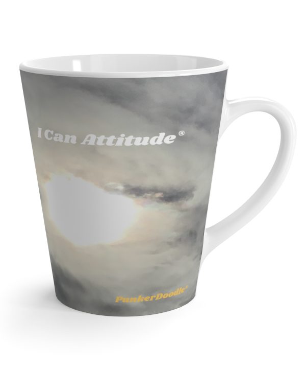 PunkerDoodle® Inspirational Latte Mug – Storm Sky Photography, 12oz