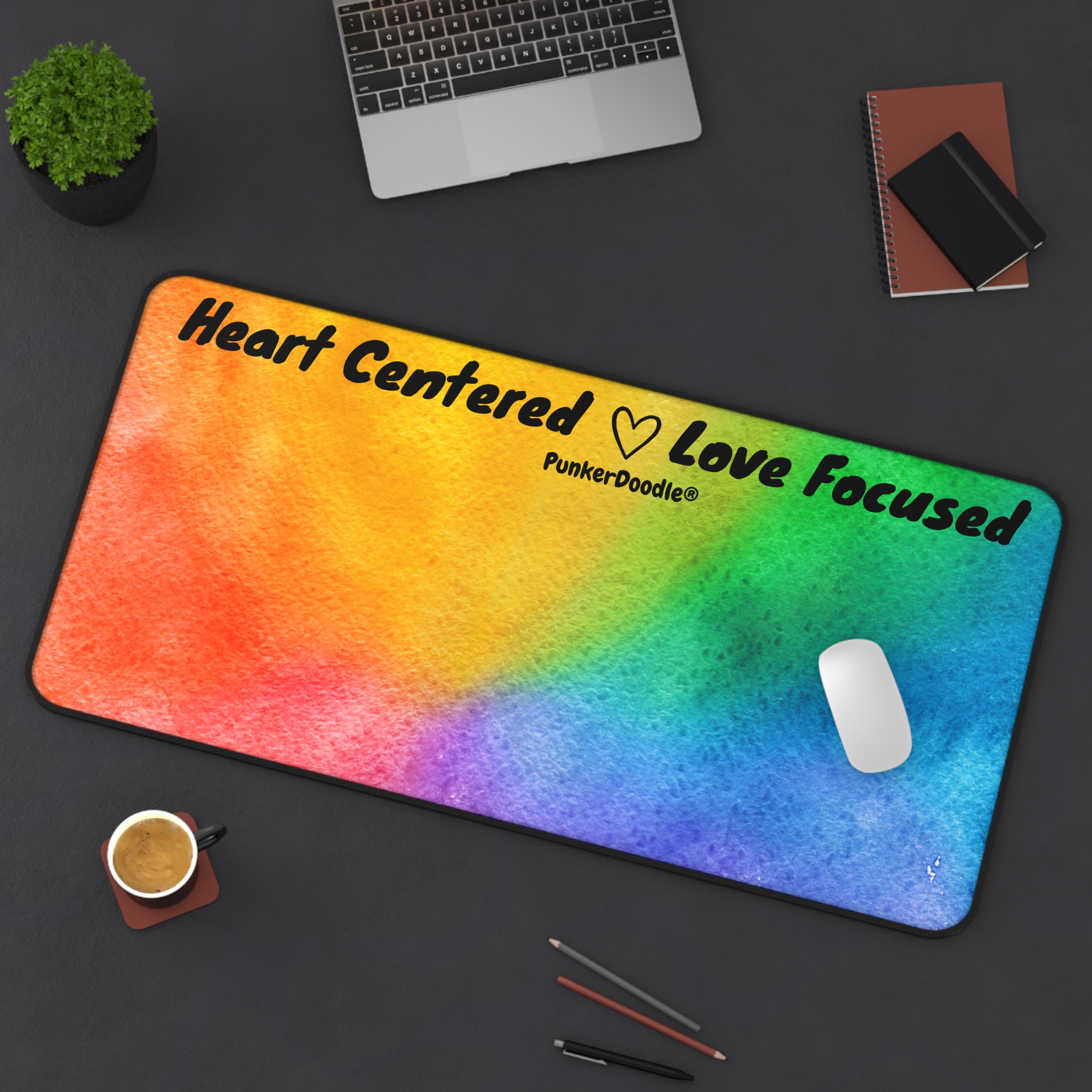 Heart Centered Love Focused Desk Mat - Image 3