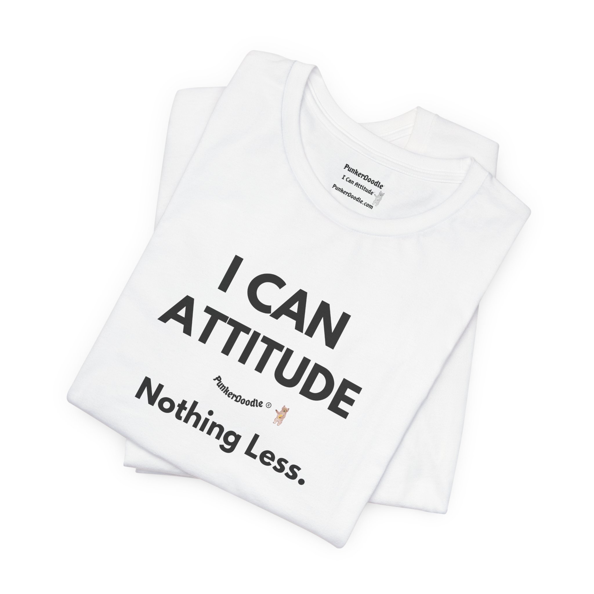 I Can Attitude Nothing Less Tee - Image 4