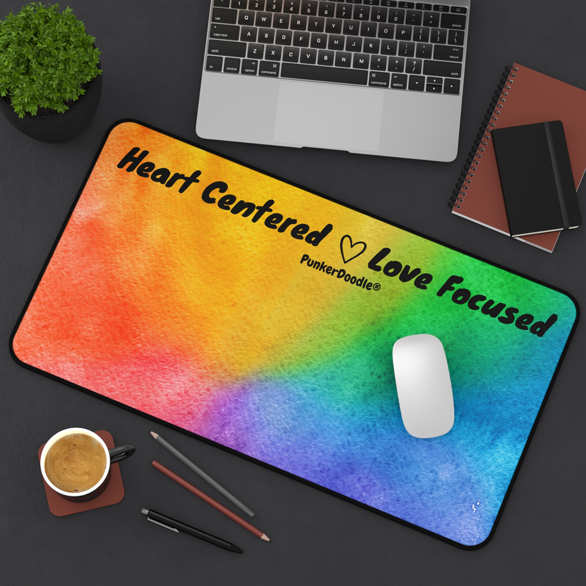 Heart Centered Love Focused Desk Mat - Image 4