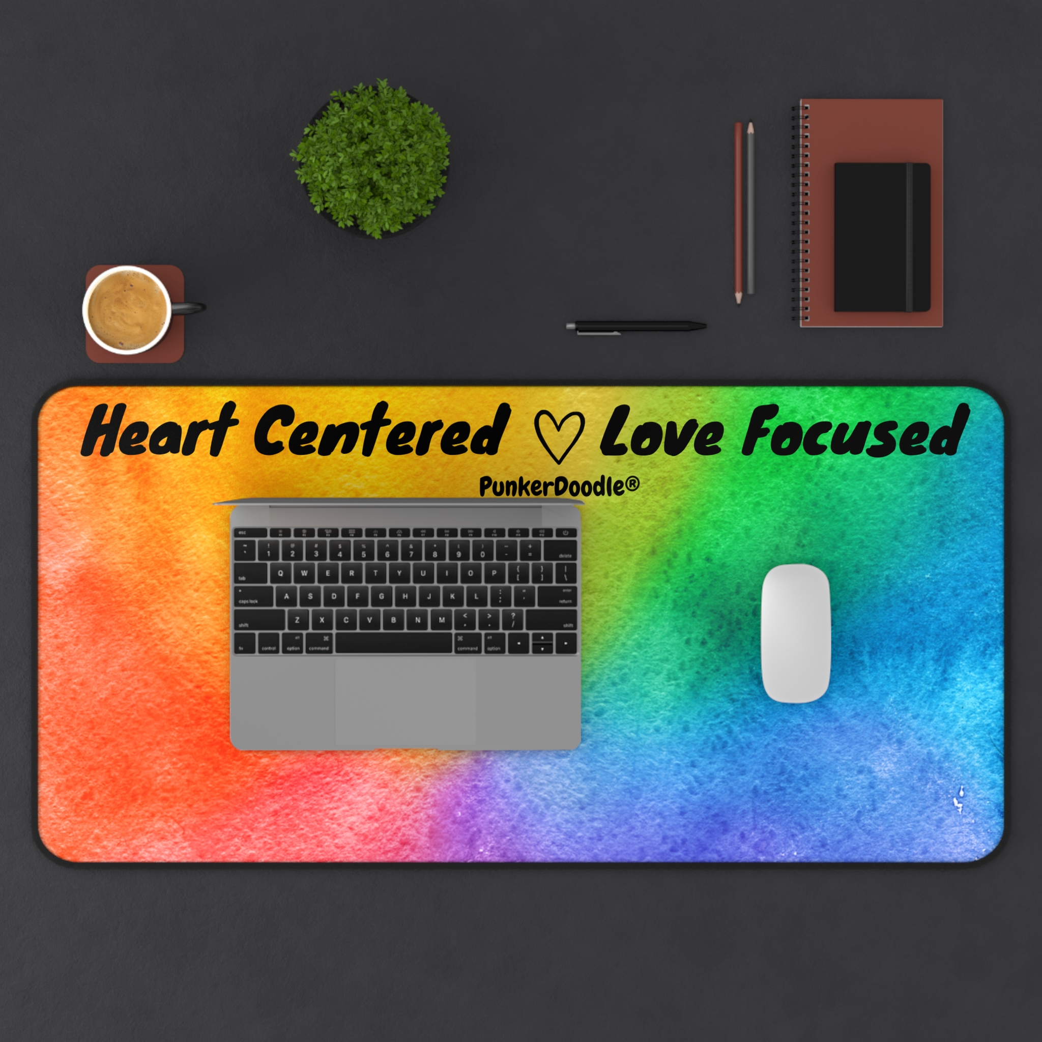 Heart Centered Love Focused Desk Mat - Image 2