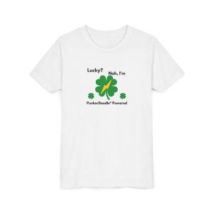 Lucky? Nah, I'm PunkerDoodle® Powered Kids Tee