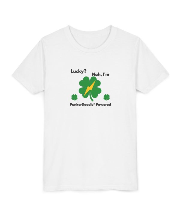 Lucky? Nah, I'm PunkerDoodle® Powered Kids Tee